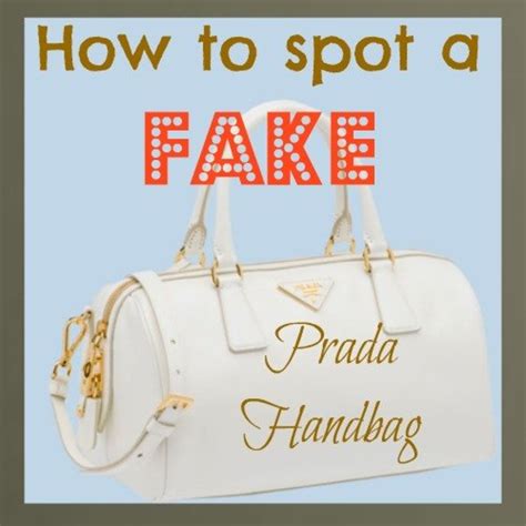 how to spot a fake prada handbag|knock off prada handbags.